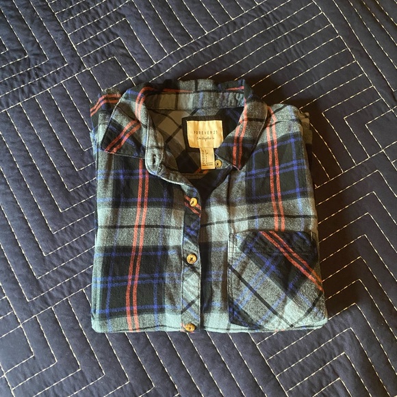Women’s Multi-Colored Flannel - Picture 2 of 3